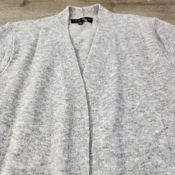 Love Ellie Light Grey Long Sleeve Cardigan With Pockets Women's Size M - Picture 7 of 16